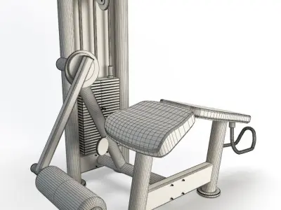 Gym Horizontal Legs Press  3D model