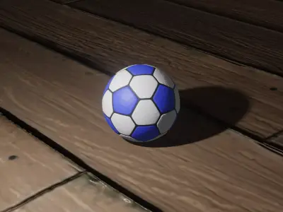 Soccer Ball 3D model 13