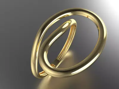 jewelry ring 308 3D print model