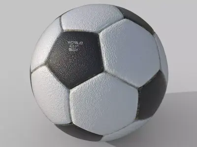 Soccer ball Football Sports equipment Ball 3D model