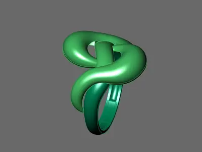 Women Ring Plain Ring Ready STL 3DM Models Womens Rings 3D print model 3