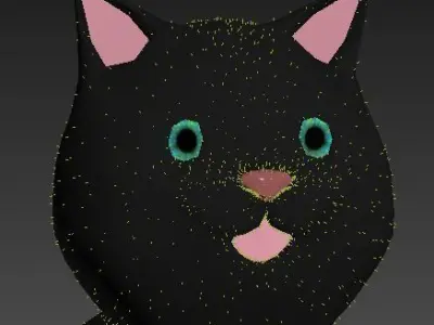 Kitten cat 3D model