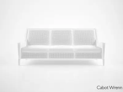 Cabot Wrenn Mood 3 seat sofa Low-poly 3D model