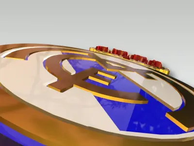 Real Madrid Badge 3D model