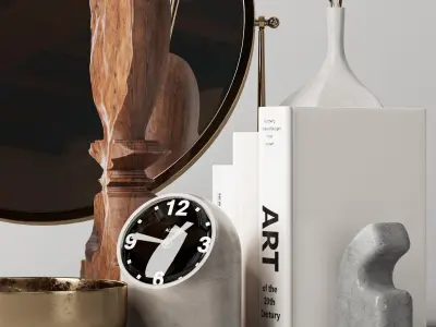 Decorative set v5 3D model