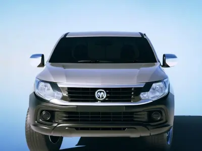 Dodge Ram 1200 2017 Low-poly 3D model