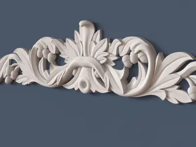 Decorative Onlay 3D model 2