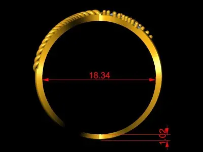 Vanki Ring  3D print model