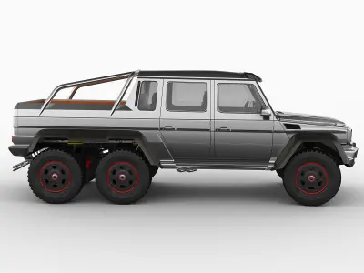 Mercedes G63 AMG 6x6 3D model