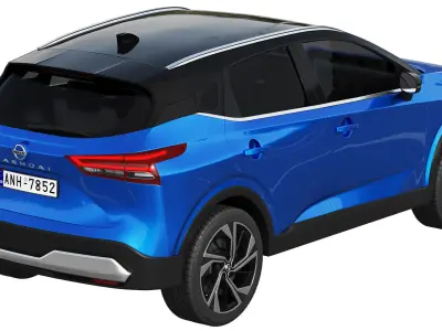 Nissan Qashqai 2022 3D model