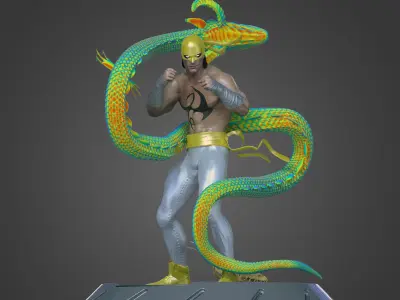 Iron Fist 3d model print 3D print model