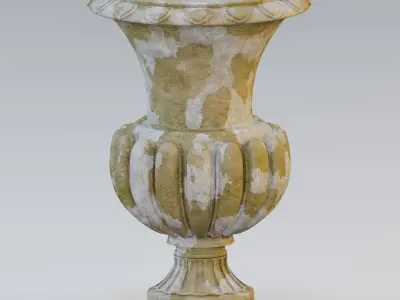 Garden urn planter39 3D model