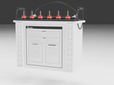 Generic Tubular battery 3D model