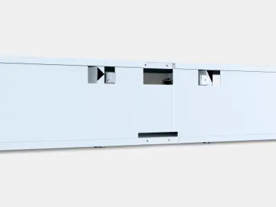 BESTA TV bench 68 Low-poly 3D model