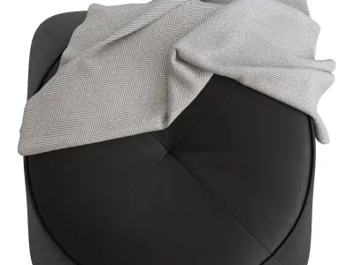 Globewest Natadora Arbor Ottoman 3D model