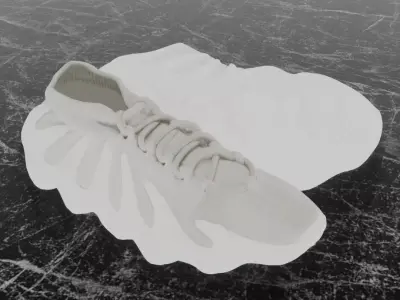 ADIDAS YEEZY BOOST 450 3D SHOES Low-poly 3D model