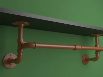 Decorative Plumbing Pipes 3D model