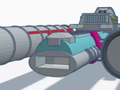 star trek Maintenance ship Free 3D print model