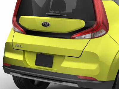 Kia Soul EV 2020 3D model