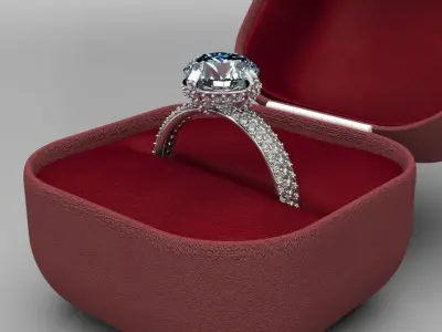 Wedding Ring Free 3D print model buy