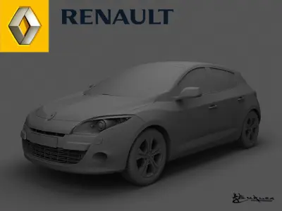 Renault Megane Hatchback 2009 3D model