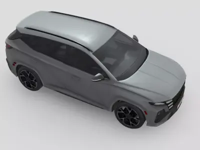 Low Poly Car - Hyundai Tucson N Line 2024 Low-poly 3D model
