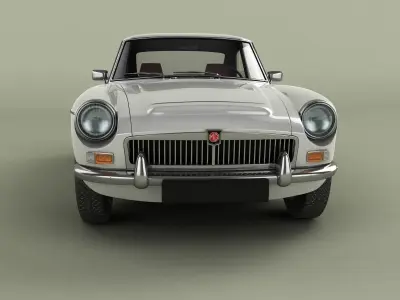 MG MGC GT 3D model