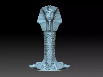 Tutankhamun egyptian scepter 3D print model