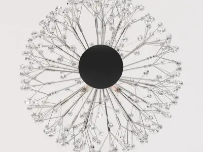 Hudson Dunkirk Detail Chandelier 3D model