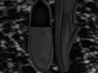 GREYDER LEATHER 3D SHOES CLASSIC Low-poly 3D model