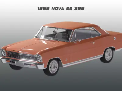 Chevrolet - 1966 - Nova SS 3D model