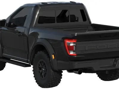 F-150 Raptor Regular cab 2022 3D model