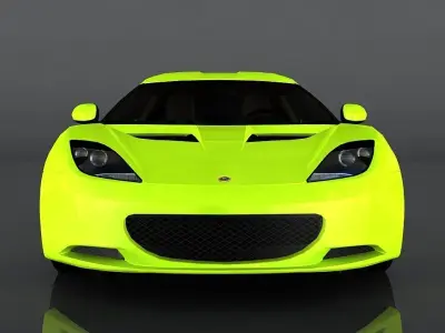 Lotus Evora Low-poly 3D model