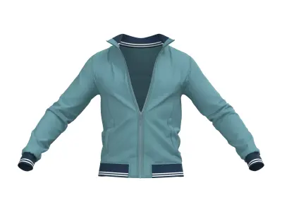 Sport Jacket - Marvelous Designer 3D model