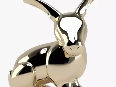 Sculpture 45 Bunny 3D model