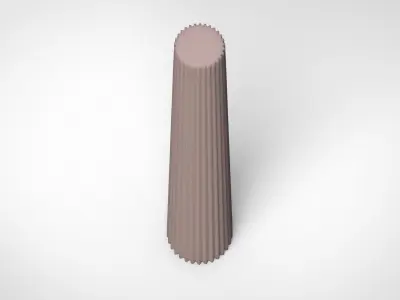 Geometric candle for silicon mold  3D print model