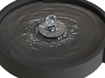 Concept Birdbath Fountain 3D model