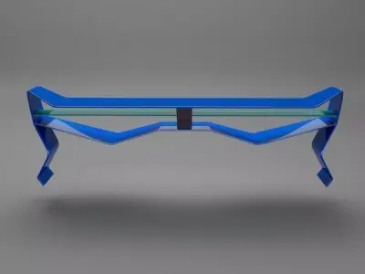 High-Performance Car Rear Wing 3D model