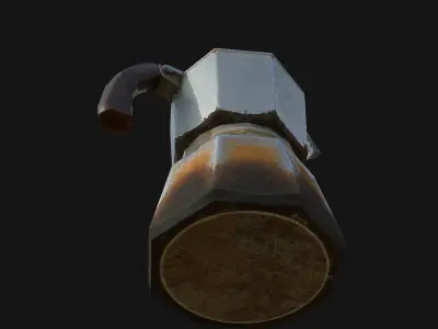 Coffee Machine Low-poly 3D model