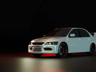 Mitsubishi Lancer Evolution 3D model