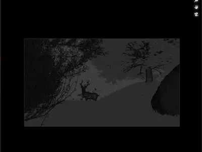 Stylized Volumetric Scene in Blender with Deer 3D model