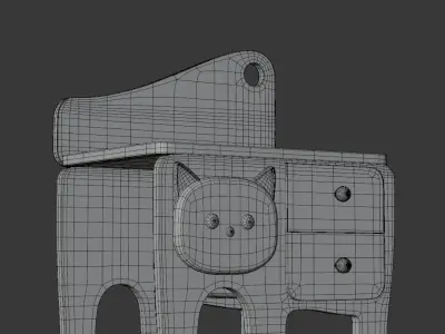 Child cat furniture 3D model