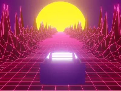 cyberpunk animation  Free low-poly 3D model