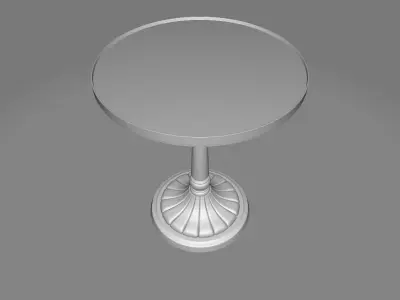 Corsica Wood Nightstand End Side Table - 2 Colour 3D model