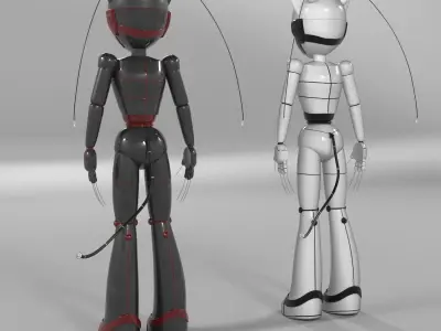Robot - Cat 3D model