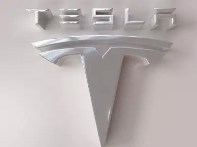 Tesla Logo 3D model