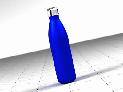 Bottle steel sport 3D model