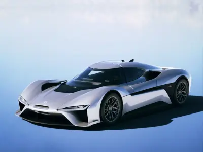 Nio EP9 2017 Low-poly 3D model