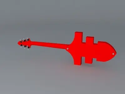 Cross guitar Free 3D model