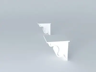 garnish pedestals wall detail Free 3D model